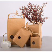 Bolsa de Papel Kraft para Almacenamiento de Granos, con Logotipo Personalizado del Fabricante OEM, Impresa, de Grado Alimenticio, Resistente a la Humedad