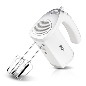 Batidora Eléctrica de Mano RAF de 2 Colores y 800 W, Batidora de Alimentos de 5 Velocidades con Doble <span class=keywords><strong>Varilla</strong></span> Mezcladora, Negro/Blanco - Product Image 6