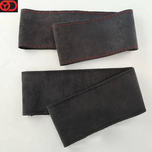 Housse de <span class=keywords><strong>volant</strong></span> de sport tendance, cousue <span class=keywords><strong>à</strong></span> la main, quatre saisons, en <span class=keywords><strong>cuir</strong></span> suédé doux - Product Image 3