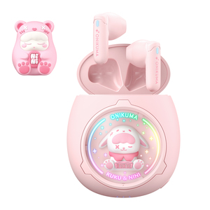 Audífonos ONIKUMA T302 para Niños, Creativos, TWS, para Juegos, con Batería de Larga Duración, Inalámbricos, Bluetooth, con Dibujos Animados Personalizados - Product Image 1
