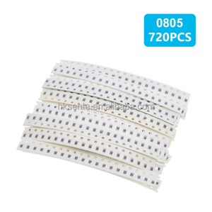 Kit de Muestras de Condensadores SMD 0603/0805/1206, Paquete de Resistencias Fijas de Chip al 1%, Kit Surtido de 1ohm a 10Mohm para Ensamblaje de PCB - Product Image 2
