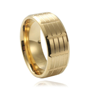 Titanium Steel Geometric <b>Ring</b> <b>Silver</b> Unisex Fashion Jewelry Gift - Product Image 3