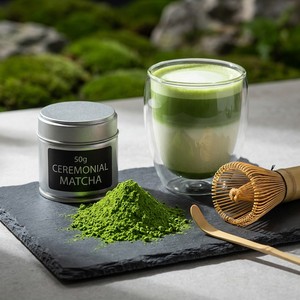 Matcha Puro en Polvo, Té Verde Matcha Orgánico Certificado, Matcha de Grado Ceremonial - Product Image 5