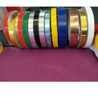Gouttières en rouleau d'aluminium à revêtement de couleur personnalisé pour lettres sur le toit de la terrasse avec poinçonnage, pliage et soudage inclus