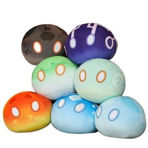 Figuras de Anime del Juego <span class=keywords><strong>Genshin</strong></span> <span class=keywords><strong>Impact</strong></span>, Almohada de Peluche Súper Suave y Linda con Forro de Malla para Aliviar el Estrés y Regalo de Cumpleaños para Niños - Product Image 1