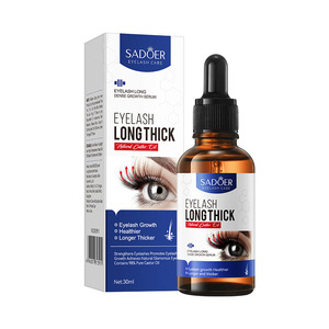 Sérum de croissance des cils et des sourcils vegan de qualité supérieure OEMODM, formule recourbante, allongeant les cils, ingrédients naturels, liquide 30 ml - Product Image 4