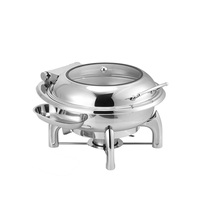 Vente en gros de l'usine de chauffe-plats en acier inoxydable chauffe-plats multi-combustibles robustes équipement de restauration de nouvelle génération