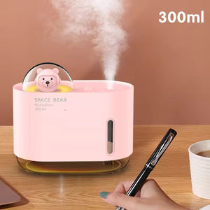 Nouveautés : Humidificateur à brume froide nano, humidificateur de bureau, chambre à coucher, lumière nocturne USB, <span class=keywords><strong>mini</strong></span> humidificateur <span class=keywords><strong>d</strong></span>'<span class=keywords><strong>air</strong></span> mignon en forme <span class=keywords><strong>d</strong></span>'ours spatial - Product Image 2