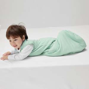 Winter Baby <b>Wearable</b> <b>Blanket</b> Cotton Fabric Newborn Infant Sleeping Sack 2-Way Zipper Quilted Baby Sleep Bag - Product Image 1