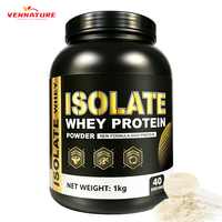 OEM 100% Isolat de Protéine de Lactosérum en Vrac, Complément Gainer, 1 Kg de Poudre Isolée, 40 Portions