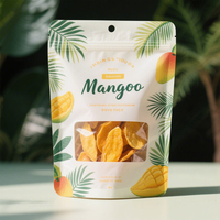 Pochette d'emballage de fruits secs mangue sous vide en plastique personnalisée de qualité alimentaire en gros sac d'emballage alimentaire sec sac en mylar