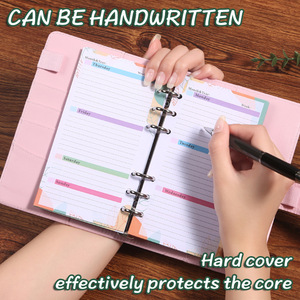 Housse Folio A6 personnalisée en cuir végétalien pour <span class=keywords><strong>cahier</strong></span> Vintage en cuir recyclé Carnet tableau blanc Capybara chinois - Product Image 4