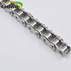 Cadenas de rodillos de precisión de paso corto de alta calidad (serie B) 04 05 06 08 10 Cadena de rodillos Simplex - Product Image 1