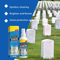 Nettoyant pour pierres tombales en aérosol liquide, protection douce des matériaux, n'endommage pas la pierre, produit de nettoyage et d'entretien multi-surfaces