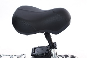 Bicicleta de montaña eléctrica de fibra de carbono de 20 pulgadas de almacén de la UE, bicicleta eléctrica plegable con suspensión completa, neumático grueso de litio de 250W, diseño italiano - Product Image 3