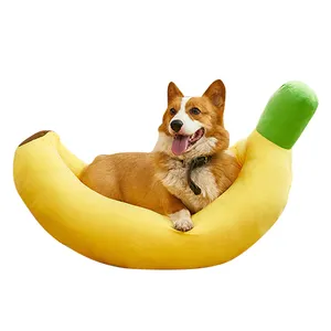 Банановая кровать для собак с гарантированным качеством является самым продаваемым поставщиком и может использоваться как кошками, так и собаками по доступной цене