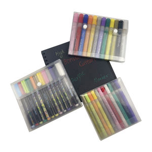 Ensemble de stylos marqueurs à peinture acrylique permanente pour étudiants, 12 couleurs, personnalisables avec logo - Product Image 6