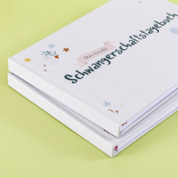 Individuelles A4/A5 Hardcover Schwangerschaftstagebuch mit CMYK 4-Farben-Offsetdruck Elternbuch Dekorations-Notizbücher Babybücher