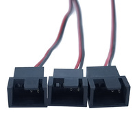Hub Pemisah Kipas 3 Port, Kabel Kipas Molex 4Pin ke Triple 3/4Pin, Pengaturan Kecepatan Mode Ganda untuk Kipas Pendingin PC Desktop