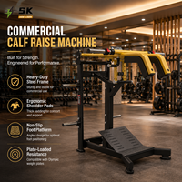 Máquina de Sentadillas SK, Equipo de Gimnasio Comercial, Directo de Fábrica en China, OEM ODM, Entrenamiento de Fuerza con Carga de Placas