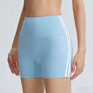 กางเกงโยคะขาสั้นสำหรับผู้หญิง ดีไซน์สบายๆ หลากสีสัน ใช้งานได้หลากหลาย กางเกงขาสั้นลำลอง เนื้อผ้านุ่ม ระบายอากาศได้ดี เอวสูง เหมาะสำหรับการเดินทาง กางเกงขาสั้นรุ่นพิเศษ - Product Image 5