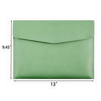 Porte-documents A4 étanche en cuir PU, pochette personnalisée pour documents, porte-feuilles magnétique pour la maison et l'école