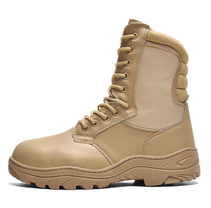 Botas de Seguridad TSB1017 de Cuero Vacuno Color Negro Desierto, Protección Laboral, Anti-Pinchazos, Anti-Impactos - Product Image 2