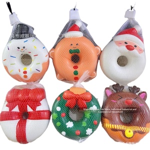Juguete Antiestrés <span class=keywords><strong>de</strong></span> PU con Rebote Lento <span class=keywords><strong>de</strong></span> Papá Noel y Muñeco <span class=keywords><strong>de</strong></span> Nieve, el Más Vendido Transfronterizo para Aliviar el Estrés y Ventilar la Emoción en Navidad - Product Image 5