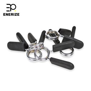 Barbell <span class=keywords><strong>Standard</strong></span> Spring Barbell Clip Collar de barra de acero inoxidable para levantamiento de pesas - Product Image 6