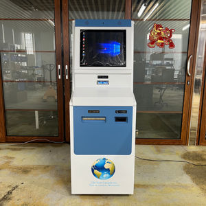 Máquina de quiosco de autoservicio de retirada de tarjeta bancaria de alta calidad ChinaSupply pantalla táctil <span class=keywords><strong>Cajero</strong></span> <span class=keywords><strong>Automático</strong></span> <span class=keywords><strong>Visa</strong></span>/Protocolo de transacción de crédito maestro - Product Image 1