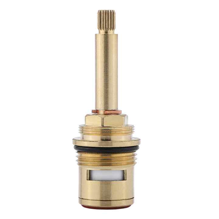 Brass Ceramic Stem Disc Cartridges Faucet Valves Plastic M4 Screw Blue Anti Clockwise for Bathroom Replace