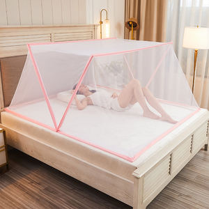 Mosquitero Plegable y Dosel para Cama para Adultos, Ideal para Dormitorios Estudiantiles, Sin Necesidad de Instalación, Sin Base - Product Image 1