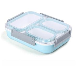 Hot Sale Kids Bento Lunch <strong>Box</strong> Microwave Safe 3 Compartments Food <strong>Storage</strong> Container <strong>Box</strong> Sandwich <strong>Camping</strong> <strong>Box</strong> - Product Image 1