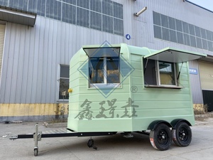 Fabrication en usine de crème glacée à bon prix avec équipement entièrement de cuisine nouvellement conçu 350CM Horse Cart Food Trailer Truck - Product Image 4