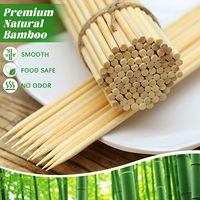 Ecologische, moderne, vierkante bamboe spiesjes voor Thanksgiving shish kebabs en groente/fruit kebobs