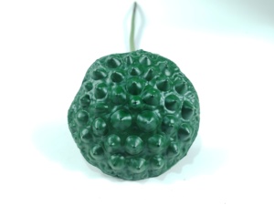 Brinquedo Sensorial Ecológico de Lótus Artificial Realista Grande com Sementes para Decoração de Halloween, Formatura e Casa, 85 cm Verde - Product Image 2