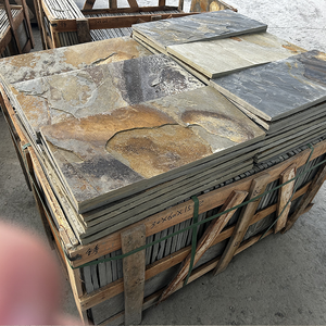 ขายตรงจากโรงงาน ราคาดี กระเบื้องปูพื้นหินชนวนธรรมชาติสีสนิม สำหรับลานบ้าน สวน และพื้นที่กลางแจ้ง - Product Image 6