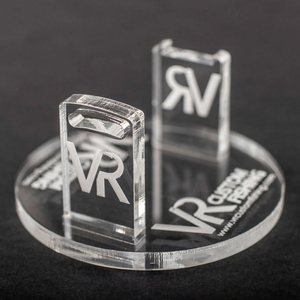 Biểu tượng tùy chỉnh rõ ràng Acrylic Rack hiển thị Acrylic câu cá Reel Chủ Nhỏ bán lẻ hiển thị đứng cho giải quyết cửa hàng - Product Image 5