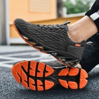 Chaussures de sport décontractées respirantes et imperméables pour hommes, modèle classique 2026, en maille rouge, style chunky, pour le printemps, le travail, la mode, le tennis et la course à pied