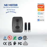 NB MOTOR Moderno 433MHz AC220V RF Interruptores de control remoto Motor de persiana enrollable Puerta de garaje Control remoto Transmisor Receptor