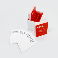 Cartes de nuit de jeu de conversations de couple personnalisées Full Funny couple reconnecter Cartes de jeu Impression d'usine créer un jeu de cartes