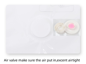 Sacs de rangement sous vide suspendus en plastique à double fermeture éclair Sacs de rangement pour couettes Sacs de rangement pour vêtements Organisateur de sacs sous vide pour économiser 75% d'espace supplémentaire - Product Image 4