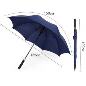 Parapluie de golf promotionnel personnalisé avec logo, en vinyle UV et poignée en EVA, pour entreprises, cadeau souvenir d'entreprise - Product Image 4