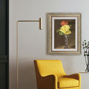 Top bán nhựa khung ảnh khuôn màu xám trắng với vàng Bead trang trí nội thất cho gia đình Bộ nhớ tường khung ảnh - Product Image 3