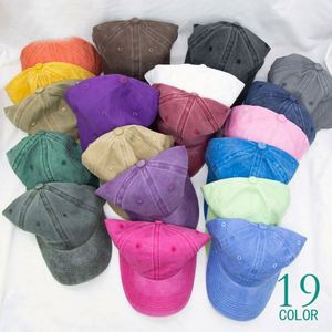 Casquette de baseball personnalisée vintage unie avec logo, effet délavé, vente en gros - Product Image 6