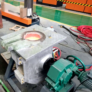 เตาหลอมเหนี่ยวนำแบบตั้งโต๊ะสำหรับหลอมโลหะอุตสาหกรรมชนิด Fe-Based ขนาด 100 กก.-20 ตัน  ประสิทธิภาพสูง  ปรับแต่งได้ตามความต้องการ  สำหรับหลอมทอง ได้รับมาตรฐาน ISO CE - Product Image 1