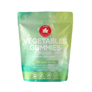 Gomitas de Vegetales de Potencia Personalizada para Adultos, Suplemento para el Cuidado de la Salud, Apoyo a la Salud Digestiva e Inmunológica, Marca Privada - Product Image 1