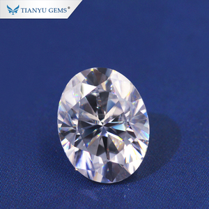 Gemas de Moissanita al por Mayor de Wuzhou Tianyu, Corte Ovalado Perfecto, Incoloro, para Engaste de Anillos - Product Image 5