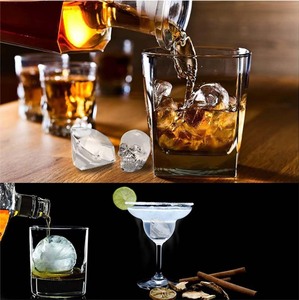 Moule à glaçons en silicone sans BPA en forme de crâne, rose et diamant, écologique et facile à utiliser pour cocktails et whisky faits maison - Product Image 5