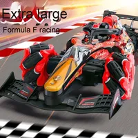 Voiture de Formule 1 Télécommandée Haute Vitesse 2025, Jouet Noir pour Anniversaire de Garçon, pour Enfants, Technologie de Course Haute Dérapage 2.4 GHz